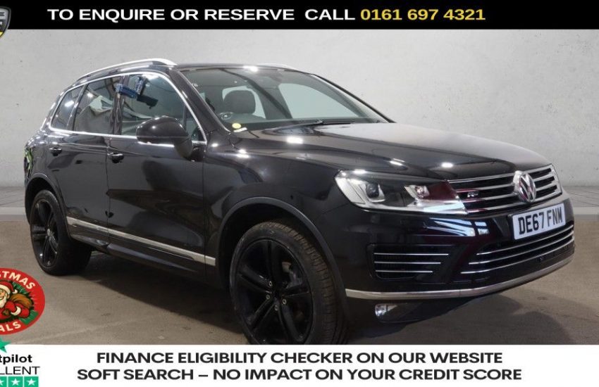 Used 2017 BLACK VOLKSWAGEN TOUAREG for sale in Manchester