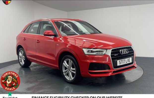 Used 2017 RED AUDI Q3 for sale in Manchester