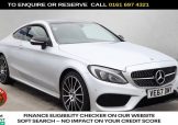 Used 2017 SILVER MERCEDES-BENZ C-CLASS for sale in Manchester