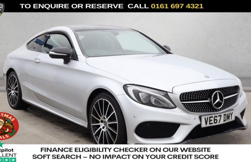 Used 2017 SILVER MERCEDES-BENZ C-CLASS for sale in Manchester