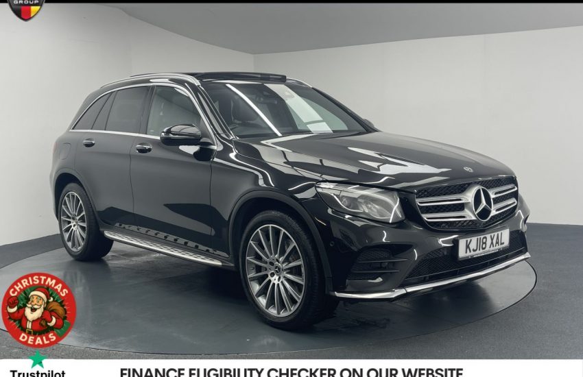 Used 2018 BLACK MERCEDES-BENZ GLC for sale in Manchester