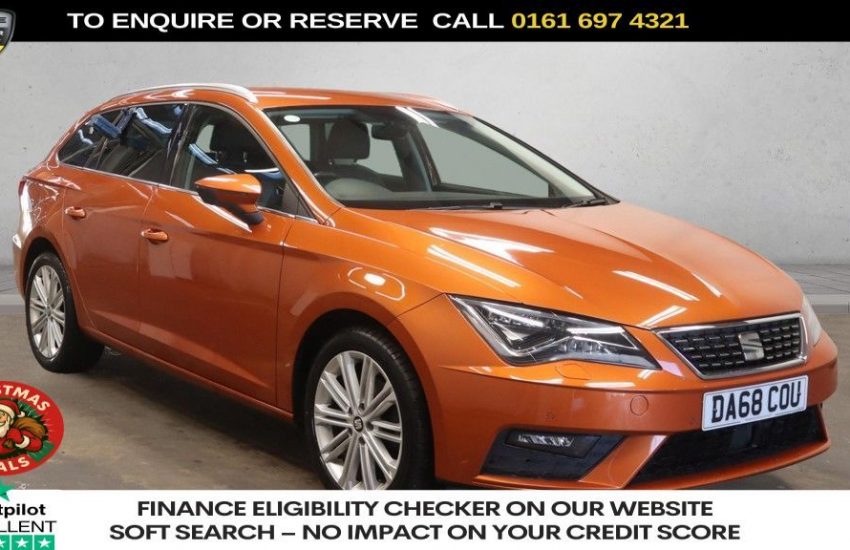 Used 2018 ORANGE SEAT LEON for sale in Manchester