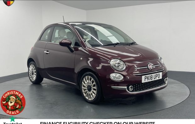Used 2018 RED FIAT 500 for sale in Manchester