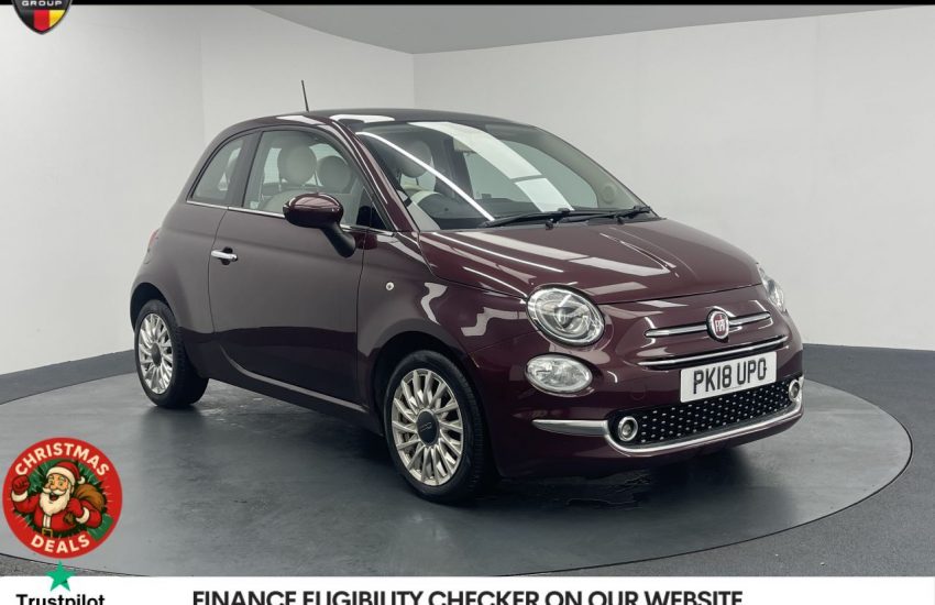 Used 2018 RED FIAT 500 for sale in Manchester