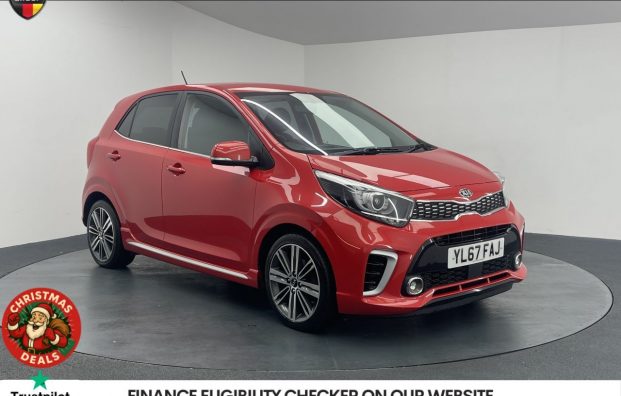 Used 2018 RED KIA PICANTO for sale in Manchester