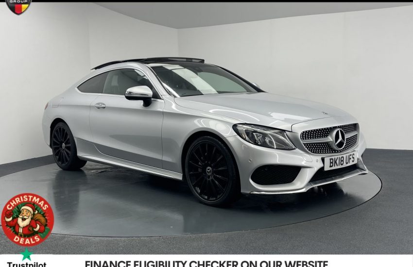 Used 2018 SILVER MERCEDES-BENZ C-CLASS for sale in Manchester