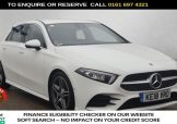 Used 2018 WHITE MERCEDES-BENZ A-CLASS for sale in Manchester
