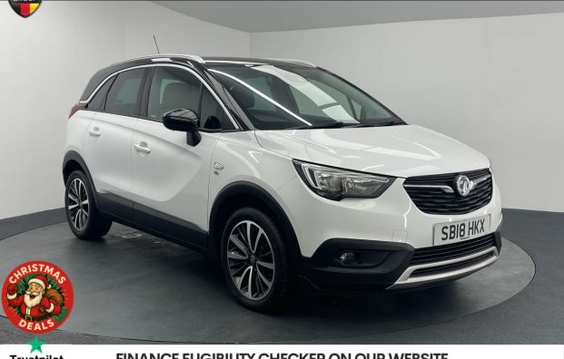 Used 2018 WHITE VAUXHALL CROSSLAND X for sale in Manchester