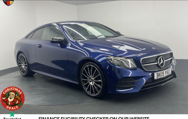Used 2019 BLUE MERCEDES-BENZ E-CLASS for sale in Manchester