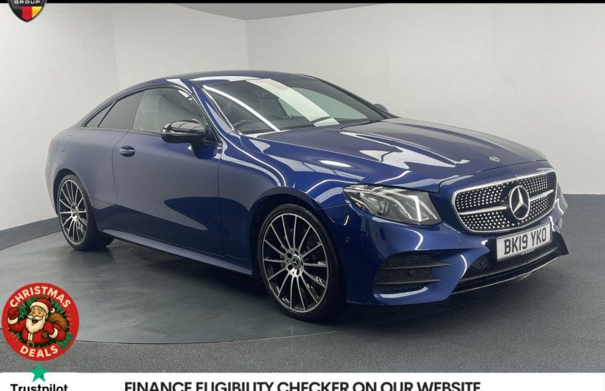 Used 2019 BLUE MERCEDES-BENZ E-CLASS for sale in Manchester
