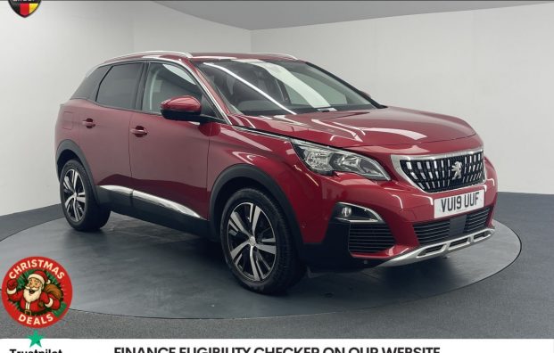 Used 2019 RED PEUGEOT 3008 for sale in Manchester