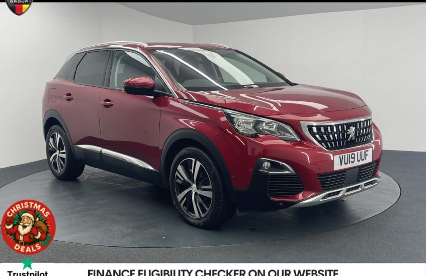 Used 2019 RED PEUGEOT 3008 for sale in Manchester