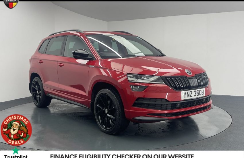Used 2019 RED SKODA KAROQ for sale in Manchester