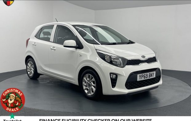 Used 2019 WHITE KIA PICANTO for sale in Manchester