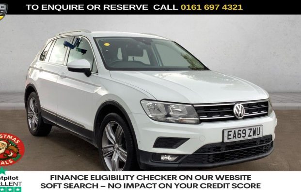 Used 2019 WHITE VOLKSWAGEN TIGUAN for sale in Manchester