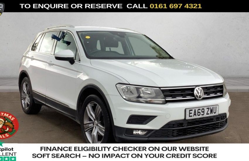 Used 2019 WHITE VOLKSWAGEN TIGUAN for sale in Manchester