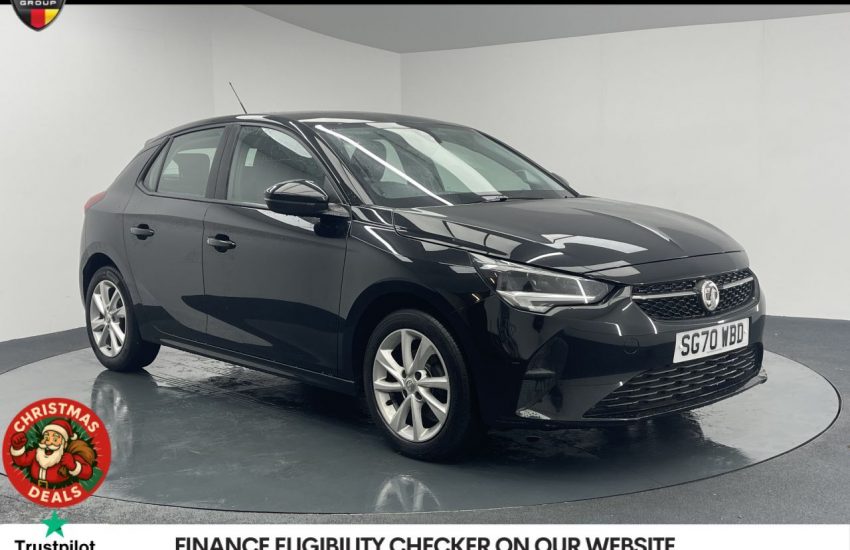Used 2020 BLACK VAUXHALL CORSA for sale in Manchester