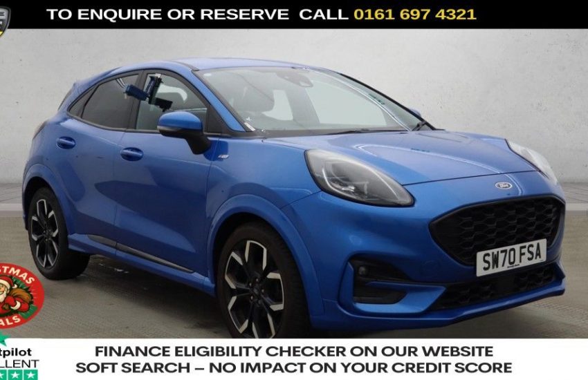 Used 2020 BLUE FORD PUMA for sale in Manchester