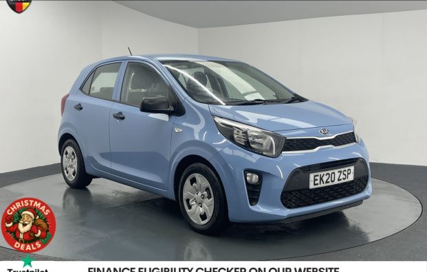 Used 2020 BLUE KIA PICANTO for sale in Manchester