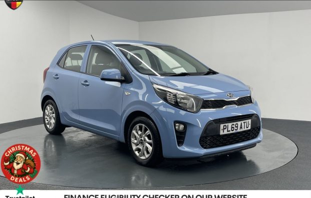 Used 2020 BLUE KIA PICANTO for sale in Manchester
