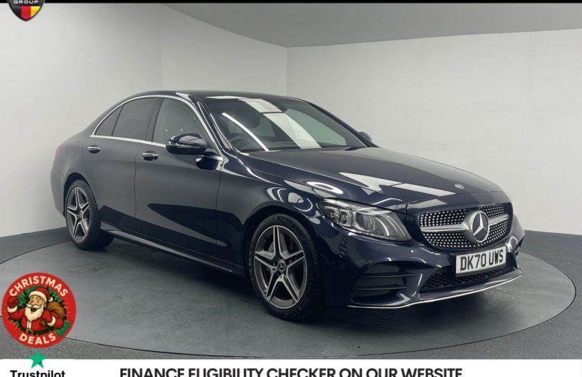 Used 2020 BLUE MERCEDES-BENZ C-CLASS for sale in Manchester