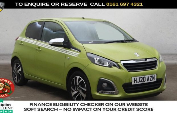 Used 2020 GREEN PEUGEOT 108 for sale in Manchester