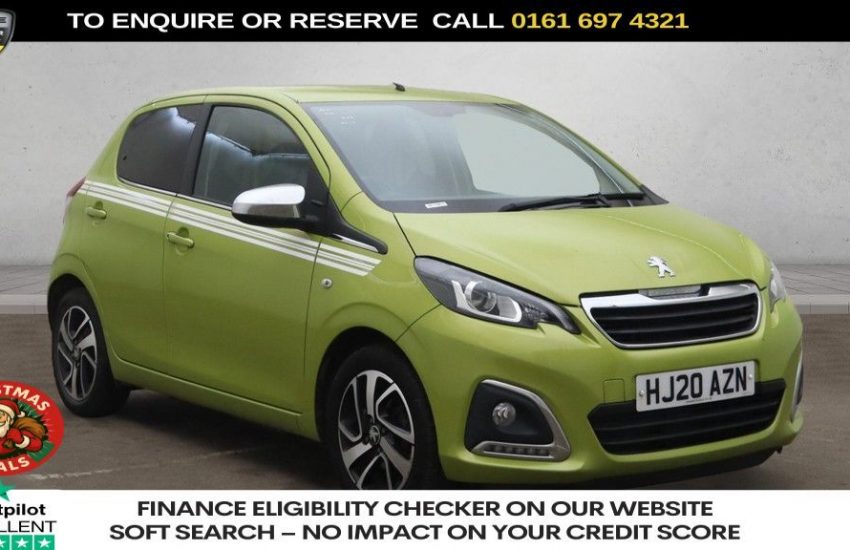 Used 2020 GREEN PEUGEOT 108 for sale in Manchester