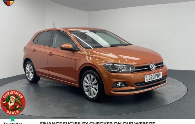 Used 2020 ORANGE VOLKSWAGEN POLO for sale in Manchester