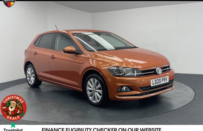 Used 2020 ORANGE VOLKSWAGEN POLO for sale in Manchester