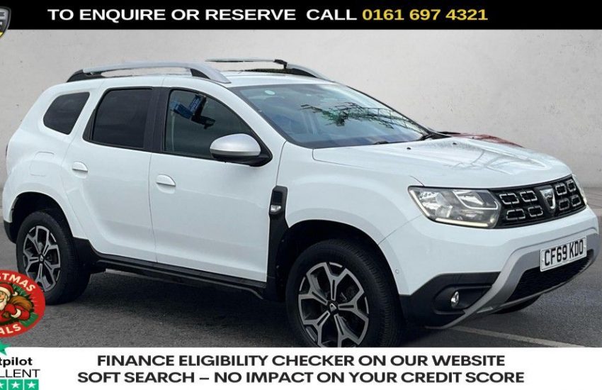Used 2020 WHITE DACIA DUSTER for sale in Manchester