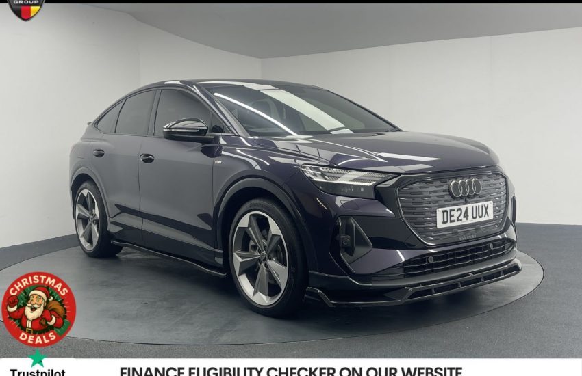 Used 2024 PURPLE AUDI Q4 E-TRON for sale in Manchester