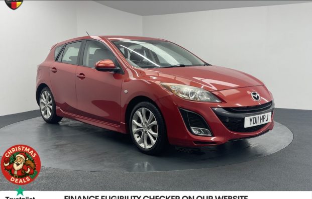 Used 2011 RED MAZDA MAZDA3 for sale in Manchester
