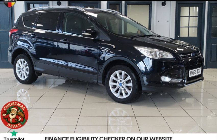 Used 2015 BLACK FORD KUGA for sale in Manchester