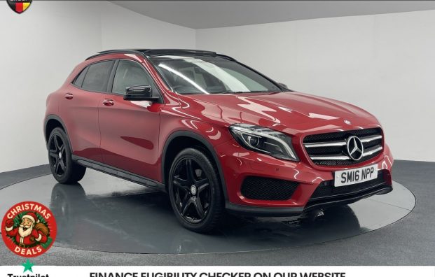 Used 2016 RED MERCEDES-BENZ GLA for sale in Manchester