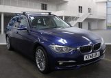 Used 2017 BLUE BMW 3 SERIES for sale in Manchester