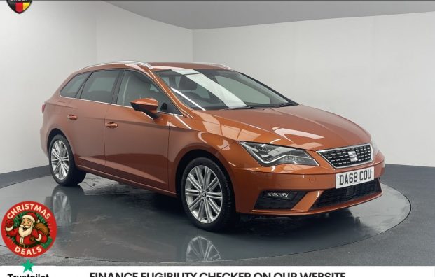 Used 2018 ORANGE SEAT LEON for sale in Manchester