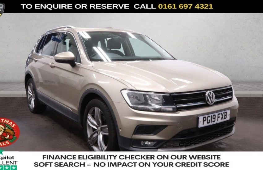Used 2019 BEIGE VOLKSWAGEN TIGUAN for sale in Manchester