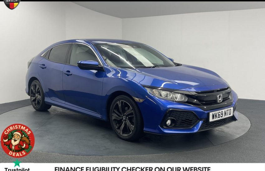 Used 2019 BLUE HONDA CIVIC for sale in Manchester