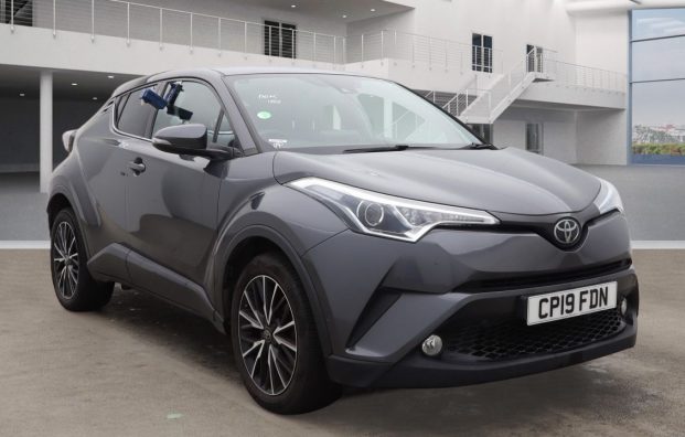 Used 2019 GREY TOYOTA C-HR for sale in Manchester