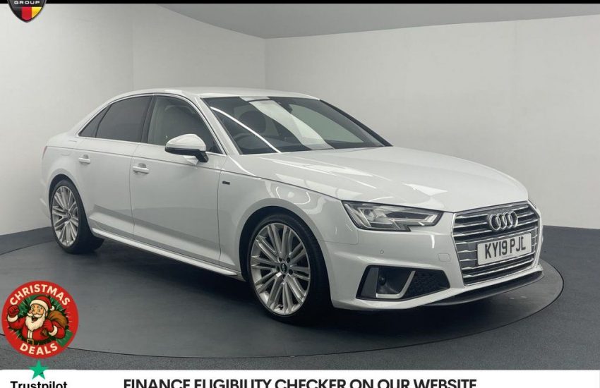Used 2019 WHITE AUDI A4 for sale in Manchester