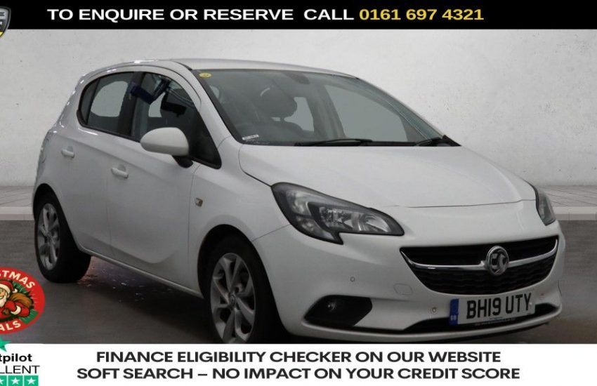 Used 2019 WHITE VAUXHALL CORSA for sale in Manchester