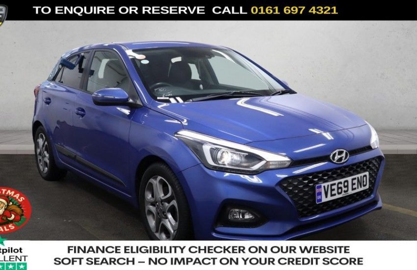 Used 2020 BLUE HYUNDAI I20 for sale in Manchester