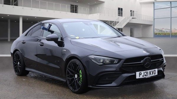 Used 2021 BLACK MERCEDES-BENZ CLA for sale in Manchester