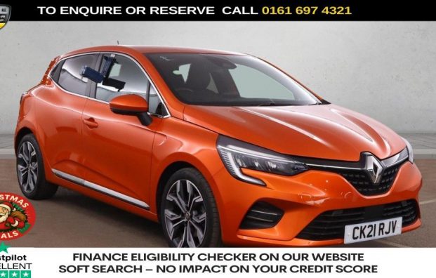 Used 2021 ORANGE RENAULT CLIO for sale in Manchester