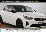 Used 2023 WHITE VAUXHALL CORSA for sale in Manchester