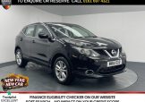 Used 2014 BLACK NISSAN QASHQAI for sale in Manchester