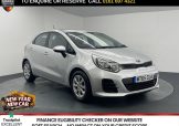 Used 2015 SILVER KIA RIO for sale in Manchester