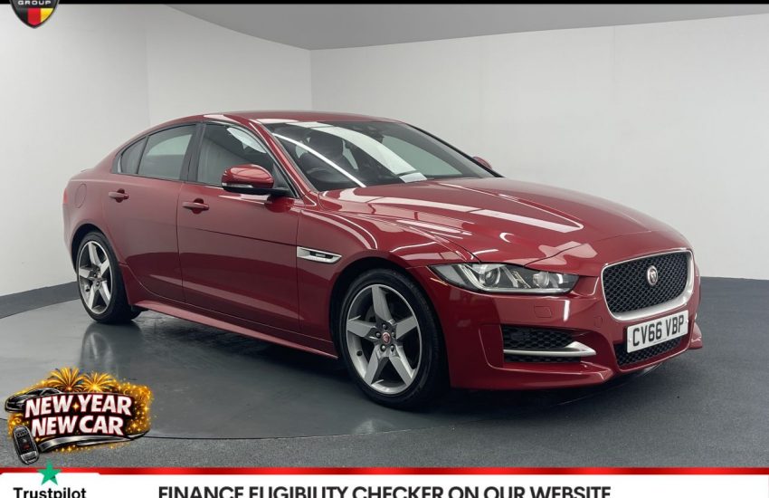 Used 2016 RED JAGUAR XE for sale in Manchester