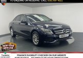 Used 2017 BLUE MERCEDES-BENZ C-CLASS for sale in Manchester
