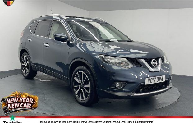 Used 2017 BLUE NISSAN X-TRAIL for sale in Manchester